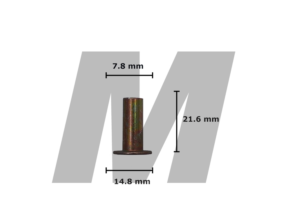 REMACHE BALATA 20-20 TUBULAR HIERRO ZINC (MIL)